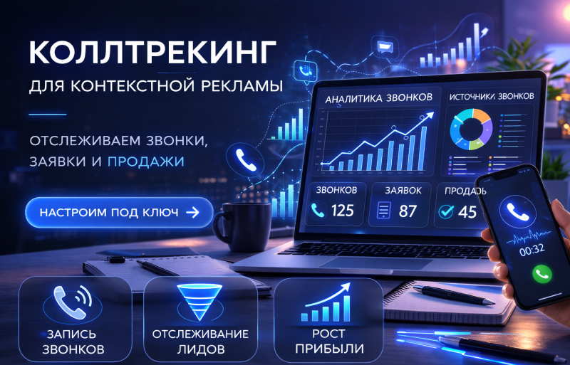Коллтрекинг - отслеживание звонков и заявок из контекстной рекламы